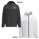 アディダス adidas マストハブ スモールロゴ レギュラーフィット WIND. RDY フード付きウインドブレーカージャケット KWX77 メンズ ブレーカーシャツ|ランニング