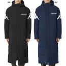 カッパ KAPPA 中綿 軽量タフタベンチコート 244206 超ロング丈 防寒 メンズ|サッカーウェア・フットサルウェア|サッカー