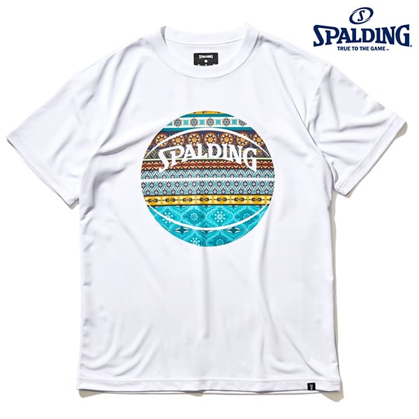 【ネコポス送料無料】スポルディング Tシャツ 半袖 丸首 ユニセックス メンズ レディース ボヘミアンボール SMT22108