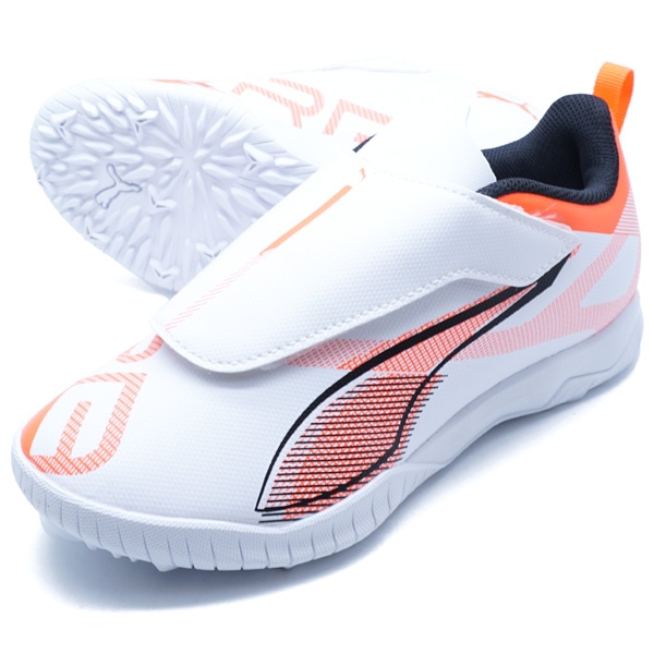 Puma フットサルシューズ 青/白/黒 PUMA ウルトラ 6 マッチ TT + Mid JR プーマ 108523-01 ウルトラ