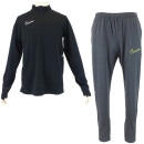 【上下セット】 ナイキ NIKE アカデミー Dri-FIT ドリルトップ ジッパーパンツ HJ3784-DV9741 ジャージ アンスラサイト ブラック|サッカーウェア・フットサルウェア|サッカー
