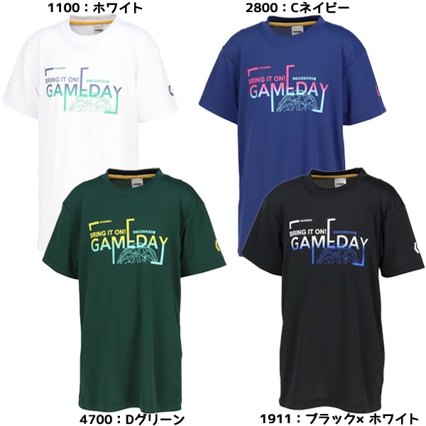 【ネコポス送料無料】コンバース CONVERSE ジュニア バスケットボール ゲームシャツ 全胸 game day CB451351 プリントTシャツ 半袖