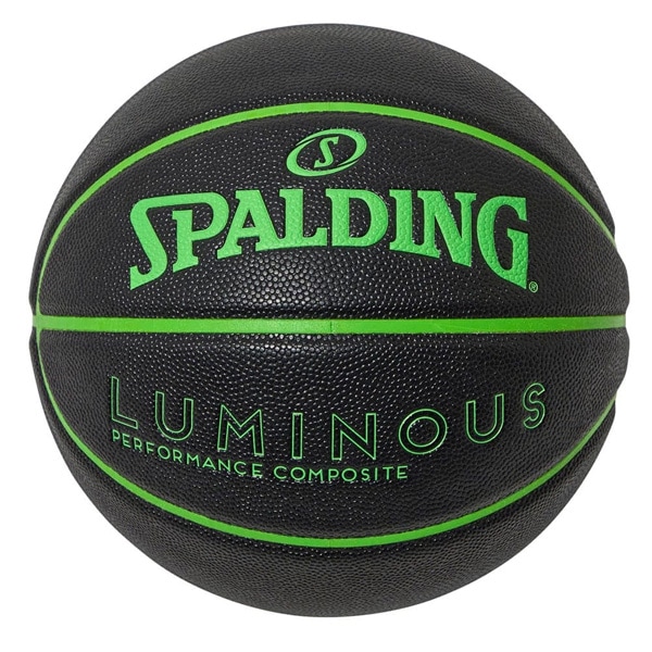 スポルディング SPALDING バスケットボール ルミナス BLK/GRN 5号 77979J