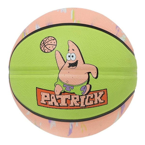 スポルディング SPALDING バスケットボール パトリックスター PNK/GRN 5号 85181J