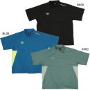 アンブロ umbro THE THIRD 半袖ピステトップ UF5SWB31M トレーニングウェア 練習着 メンズ|サッカーウェア・フットサルウェア|サッカー
