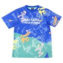 【ネコポス送料無料】スパッツィオ Spazio 2025 さいたマラソンTシャツ BC0455 さいたマラソン2025 記念 プラクティスシャツ メンズ 子供用|サッカーウェア・フットサルウェア|サッ