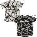 【ネコポス送料無料】 ゴレアドール goleador 昇華 ランダムローラーペイント柄 プラクティスTシャツ GD-197 サッカー フットサル プラシャツ 練習着 メンズ|サッカーウェア・フットサル
