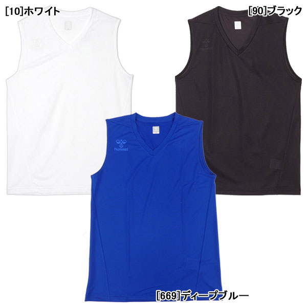 【ネコポス送料無料】 ヒュンメル hummel つめたインナー HAP5162 サッカー フットサル ノースリーブ アンダーシャツ 接触冷感 メンズ