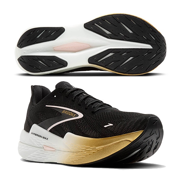 ブルックス BROOKS メンズ ランニングシューズ Hyperion Max2 ハイペリオンMax2 マラソン ジョギング ブラック BRM4343