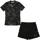 【上下セット】 ナイキ NIKE アカデミー＋ Dri-FIT プラ 上下 HJ4240-010/FZ9776-010 サッカー フットサル プラシャツ プラパン 練習着 ブラック|サッカーウェア・フ