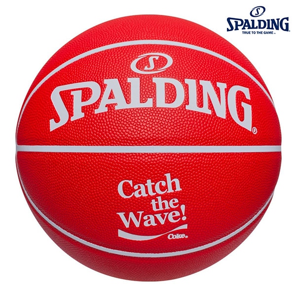 SPALDING スポルディング バスケットボール コカ・コーラ キャッチザウェーブ レッド 合成皮革 7号球 78060Y