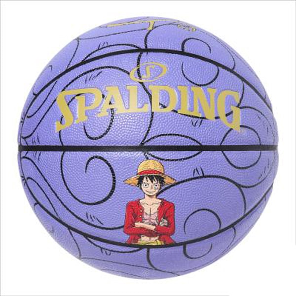 SPALDING スポルディング バスケットボール 7号球 ワンピースコラボ ゴムゴムの実 ルフィ 78039J
