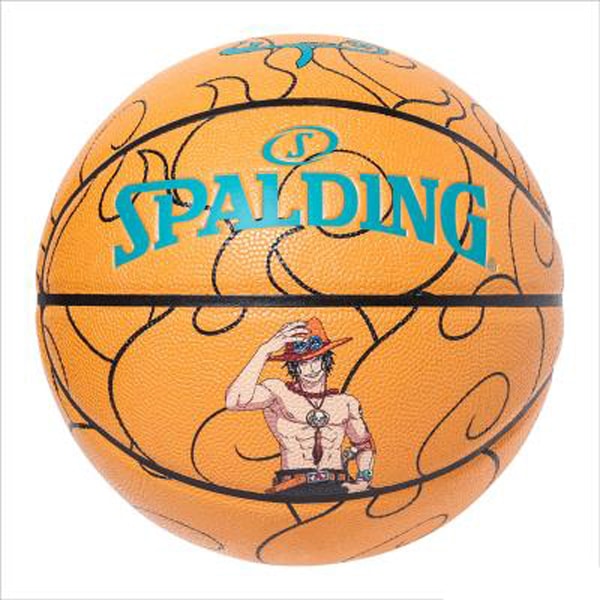 SPALDING スポルディング バスケットボール 7号球 ワンピースコラボ メラメラの実 エース 78038J