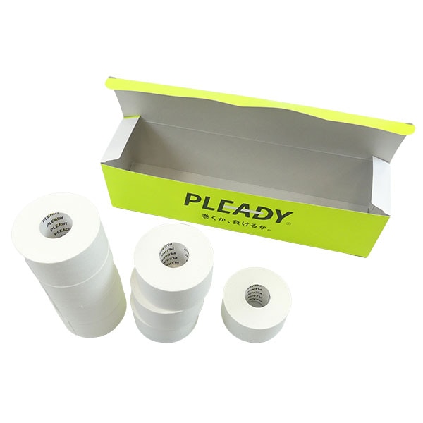 【送料無料】プレディ PLEADY ホワイトテープ 8巻 37.5mm×12m WT-MB375 スポーツ テーピング バンテージ サポーター