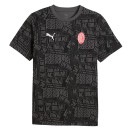 ACミラン ACM 2025-26 FTBLCULTURE AOP 半袖 Tシャツ 782597-04 サッカー カジュアル プーマブラック 総柄 プーマ PUMA|サッカーウェア・フットサルウェア|