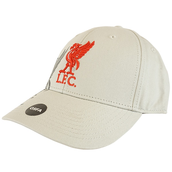 リバプール オフィシャル ベースボールキャップ LIV-CAP-OBSIDIAN-GY サッカー 帽子 フリーサイズ グレー