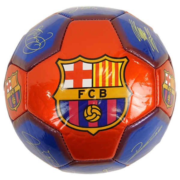 バルセロナ オフィシャル 1号球 選手サイン入り FCB_SIG_26SKILLBALL サッカー サインボール サポーターグッズ ブルー レッド