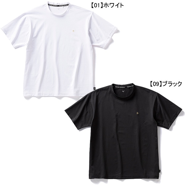 【ネコポス送料無料】 ミズノ mizuno p．(ピードット) Tシャツ P2MAC031 サッカー フットサル カジュアル 半袖 メンズ