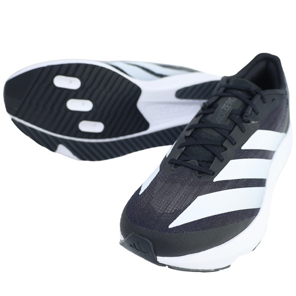 アディダス adidas メンズ ランニングシューズ ADIZERO SL2 WIDE アディゼロ SL2 ワイド マラソン ジョギング ブラック JI2986