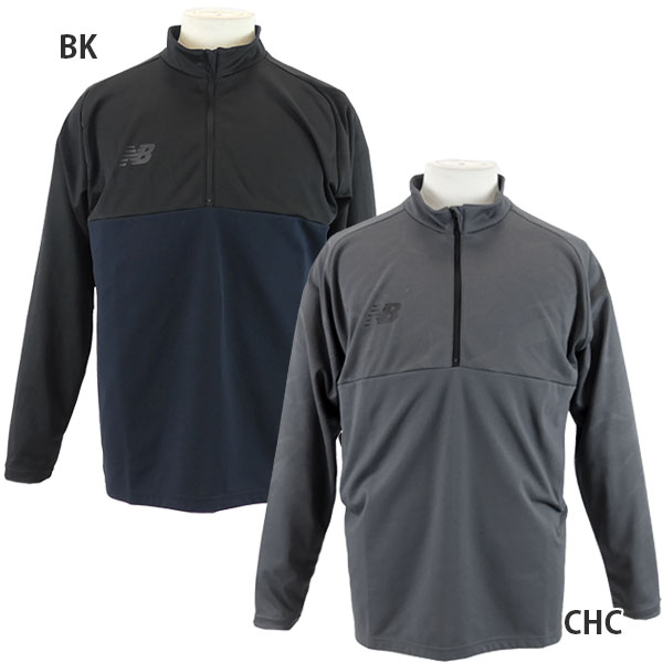 ニューバランス New Balance Black Out ハーフジップトップ AMT2203 トレーニングトップ ハーフジップ メンズ