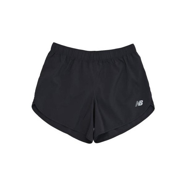 【ネコポス送料無料】ニューバランス New Balance レディース ランニングパンツ 5インチ インナーナシ 25FW ショートパンツ ブラック WS51200-BK