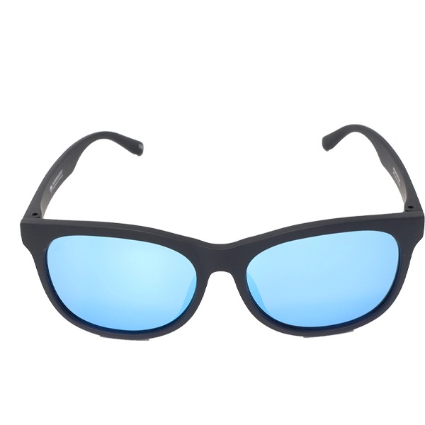 マーズクエスト MARSQUEST マーズクエスト Momentum サングラス 偏光レンズ ブラックxブルー M03