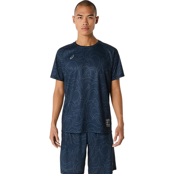 【ネコポス送料無料】アシックス asics ドライグラフィック半袖シャツ ランニングシャツ 2031E994