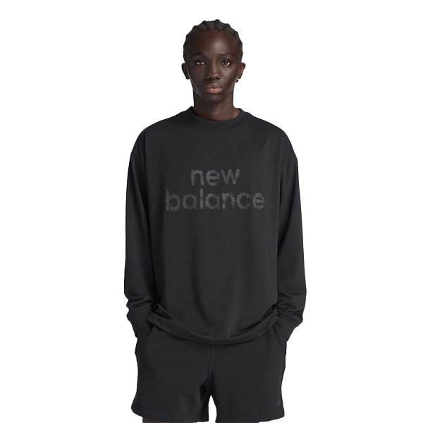 NEW BALANCE ニューバランス メンズ ロングスリーブ Tシャツ 長袖 PERFORMANCE TRAINING AMT53172-BK