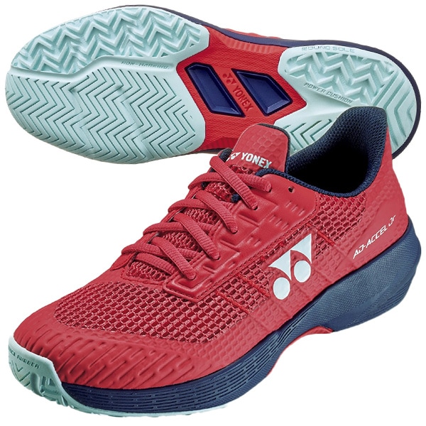 YONEX ヨネックス テニスシューズ パワークッション アドアクセルジュニア AC ローカット ジュニア オールコート用 SHTAAJA-496