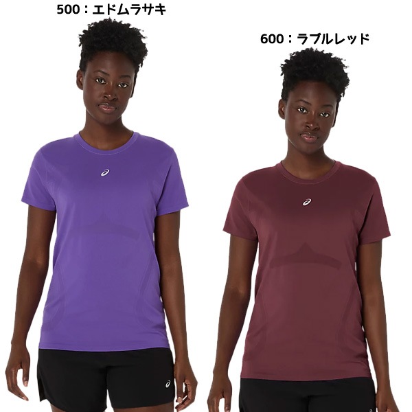 【ネコポス送料無料】アシックス asics レディース ランニングシャツ ROADランニングシームレス 25FW 半袖 2012D292