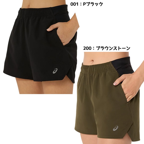 【ネコポス送料無料】アシックス asics レディース ランニングパンツ マルチポケット4インチ 25FW ショートパンツ 2012D089