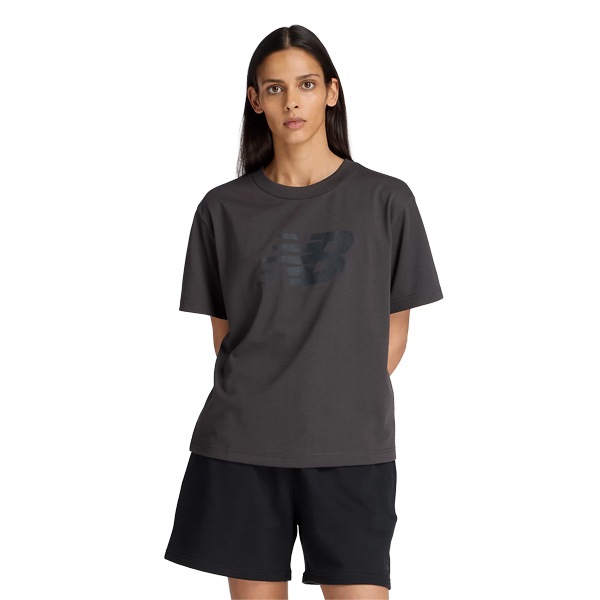 ニューバランス New balance レディース 半袖 Tシャツ オーバーサイズ AWT53170-BLK