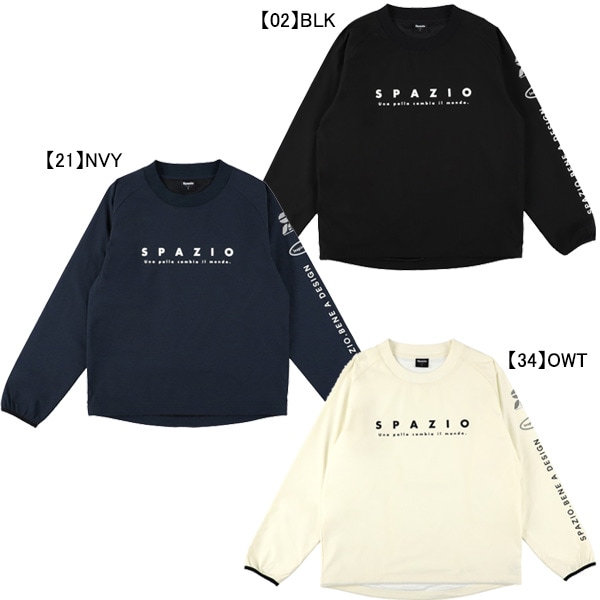 【ネコポス送料無料】【ジュニア】  スパッツィオ Spazio Jr.長袖ピステ GE-1134 サッカー フットサル トレーニングウェア 子供用