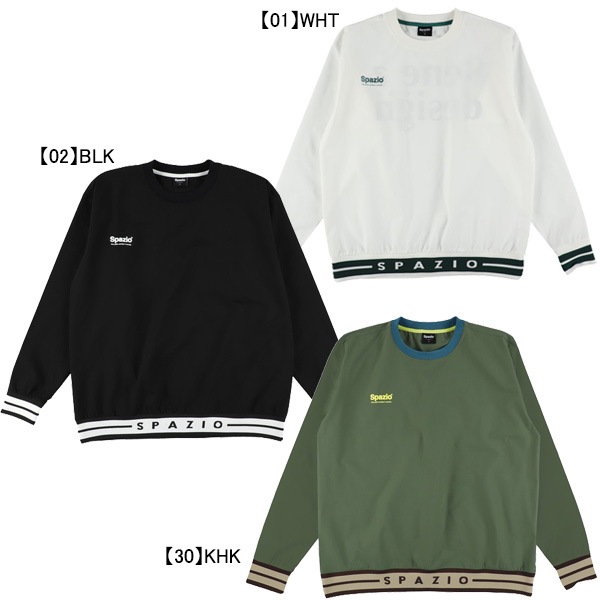 【ネコポス送料無料】【ジュニア】  スパッツィオ Spazio Jr.長袖ラインリブピステ TP-0661 サッカー フットサル トレーニングウェア 子供用