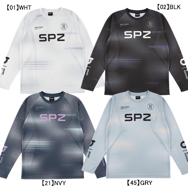 【ネコポス送料無料】 スパッツィオ Spazio ブラードラインロンプラ GE-1120 サッカー フットサル プラクティスシャツ 長袖 メンズ