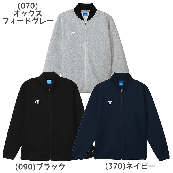 チャンピオン Champion スポーツ トレーニングウェア メンズ ＷＵＰニットジャケット 長袖 2WAYストレッチZIP 25FW C3BS111
