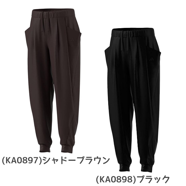 アディダス adidas スポーツ トレーニングウェア レディース ロングパンツ W LUX SP ジョガーパンツ 25FW E4805