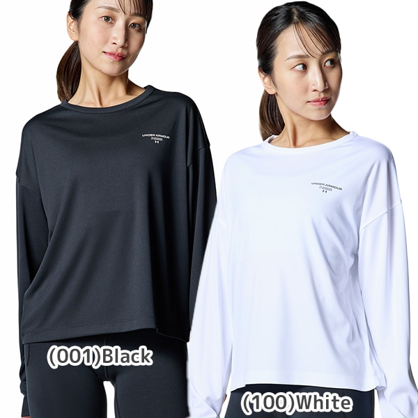 【ネコポス送料無料】アンダーアーマー UNDER ARMOUR スポーツ レディース UAテック ロングスリーブ Tシャツ 長袖 トレーニング WOMEN 25FW 6007705