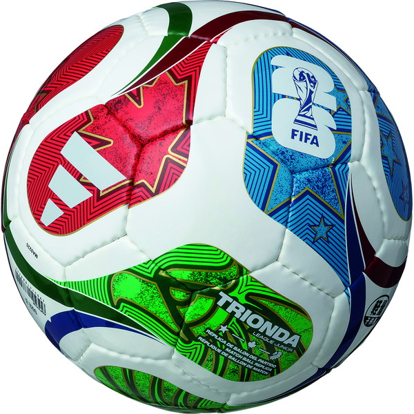 アディダス adidas トリオンダ リーグ ジュニア ADF323JR サッカーボール 2026 FIFAワールドカップ レプリカ3号球モデル 軽量タイプ ホワイト