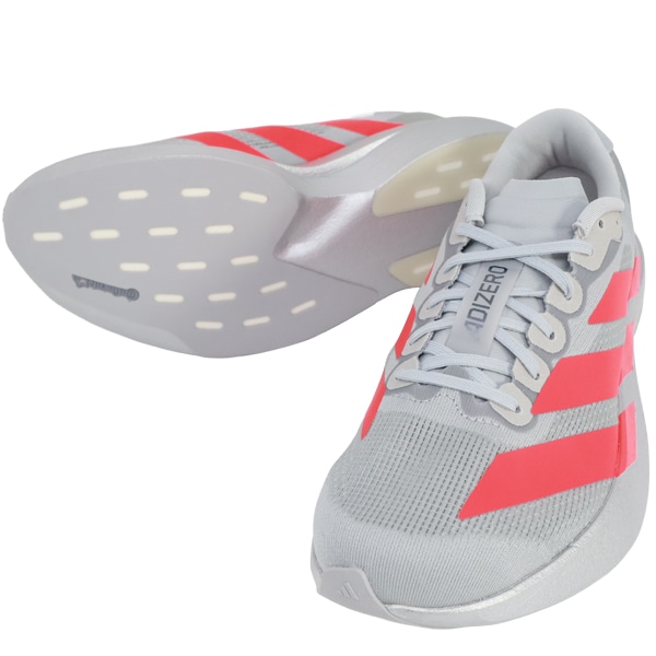 アディダス シューズ レディース フィットネス ADISTAR - Neutral running shoes - footwear white/core black/pulse lime adidas] ユニセックス大人 アディスター 3 ランニング NJH25ランニング