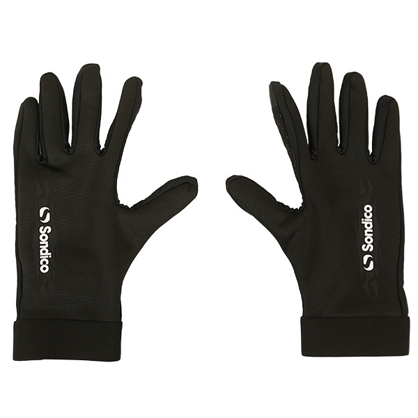 【ネコポス送料無料】【ジュニア】 ソンディコ Sondico フットボールグローブ 25F903512 サッカー フットサル 手袋 防寒 子供用 ブラック