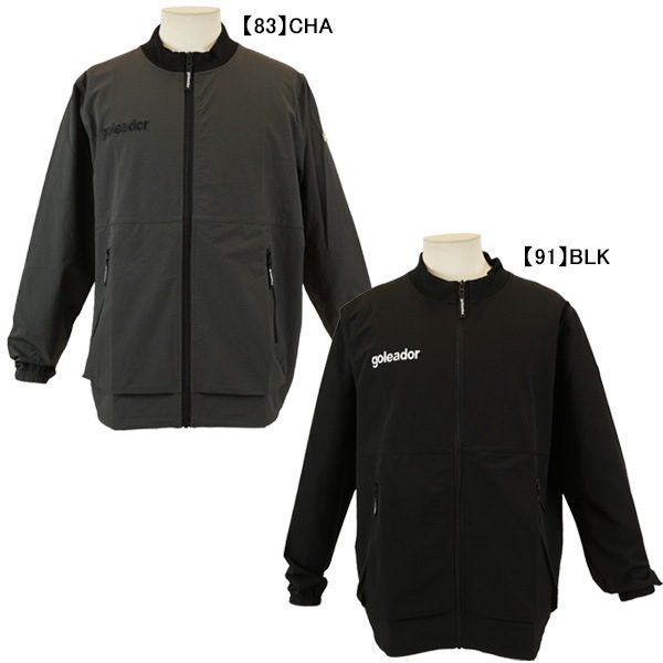 goleador 長袖シャツ　長袖ジップ　ジャージ　新品　サッカー　フットサル goleador 長袖Tシャツ メンズ ブランド ゴレアドール ドライ 速