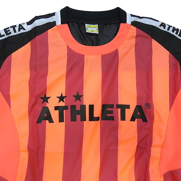 【ネコポス送料無料】 アスレタ ATHLETA ピステシャツ 裏地無し 02337 トレーニングトップ 練習着 防風 メンズ