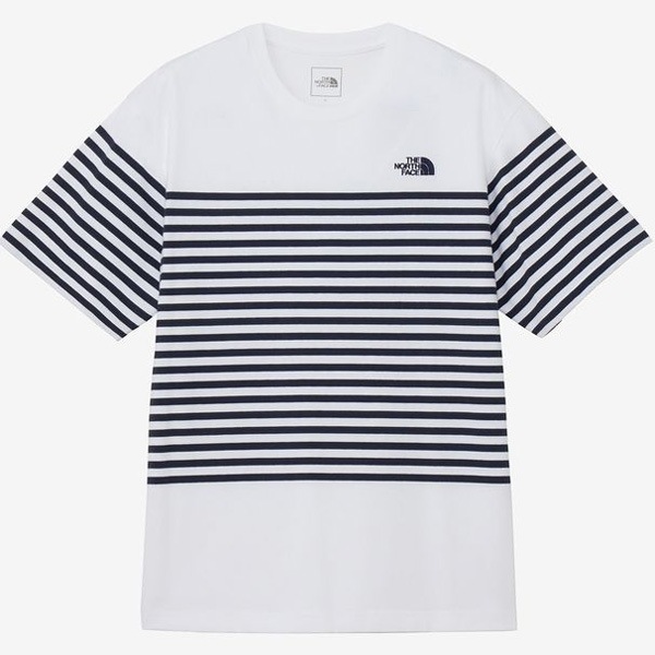 【ネコポス送料無料】ザ・ノース・フェイス THE NORTH FACE メンズ Tシャツ ショートスリーブパネルボーダーティー 25SS アウトドア NT32406