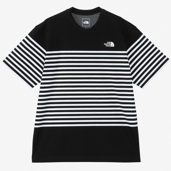 【ネコポス送料無料】ザ・ノース・フェイス THE NORTH FACE メンズ Tシャツ ショートスリーブパネルボーダーティー 25SS アウトドア NT32406