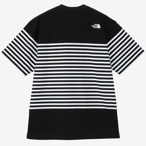【ネコポス送料無料】ザ・ノース・フェイス THE NORTH FACE メンズ Tシャツ ショートスリーブパネルボーダーティー 25SS アウトドア NT32406