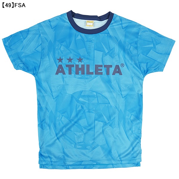 美品☆ATHLETA アスレタ ネイビー 半袖Tシャツ プラシャツ