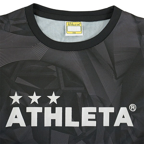 【ジュニア】アスレタ ATHLETA 総柄プラT SP-231K プラクティスシャツ 半袖 練習着 子供用