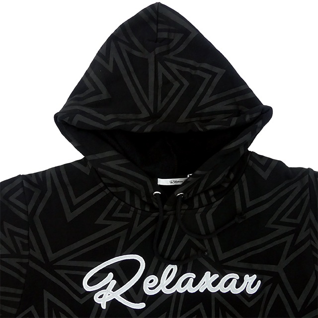 リラクシャー RELAXAR ダウポンチ dalponte 裏起毛 スウェット パーカー DPZ-RX135 プルオーバー フード 総柄 カジュアルウェア 男女兼用