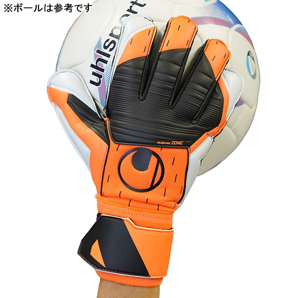 ウールシュポルト uhlsport ソフトレジスト 1011275-01 キーパーグローブ GKグローブ キーグロ ブラック×フローオレンジ